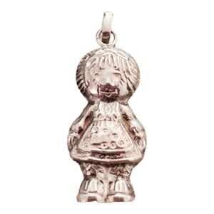 Vintage Macmillan Topazio 1975 Sterling Silver Raggedy Ann Pendant